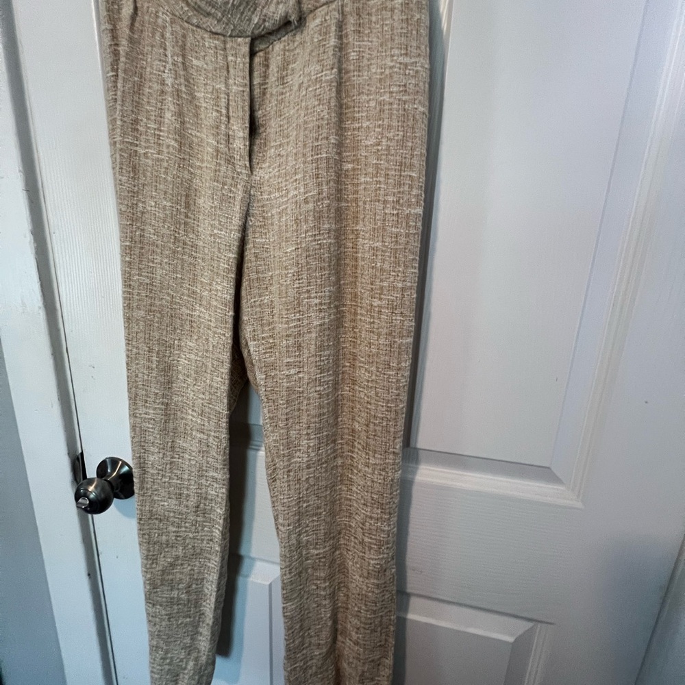 Dolce & Gabbana Beige Textured Pants
